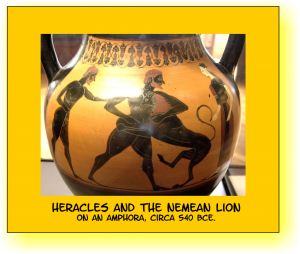 Heracles and the Nemean Lion Amphora