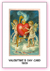 Valentines Day card 1909