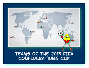 Teams of the 2013 FIFA Confederations Cup 2