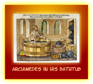 Archimedes bathtub